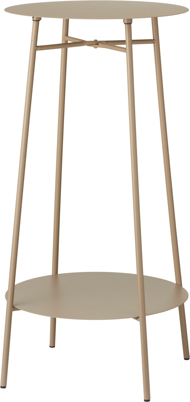 Sidebord – 2 hylder – taupe, 35×60 cm