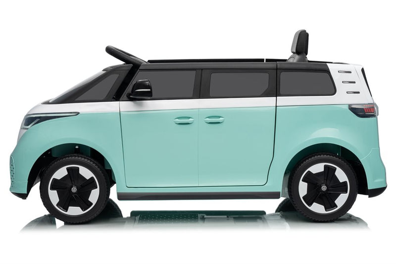 VW ID Buzz Elbil til Børn - 24V, Fjernbetjening, Gummihjul
