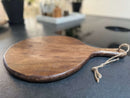 Skærebræt rund, mangotræ, Ø30cm