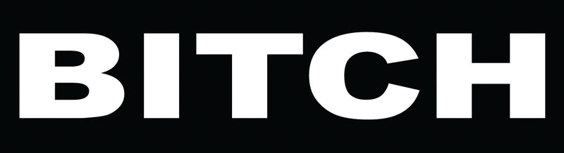 Julius-K9 - Label Bitch, small, 11x3 cm