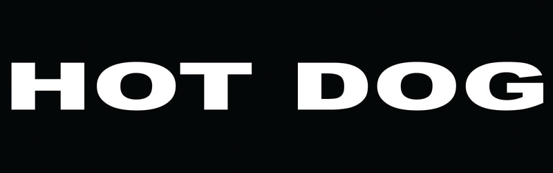 Julius-K9 - Label Hot Dog, large, 16x5 cm