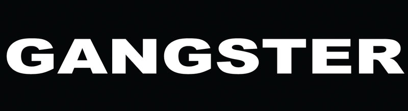 Julius-K9 - Label Gangster, small, 11x3 cm