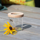 Esschert Design - Insektglas med forstørrelsesglas af træ Ø7 cm