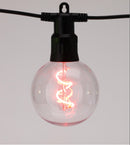 Lyskæde multifarve 10 pære