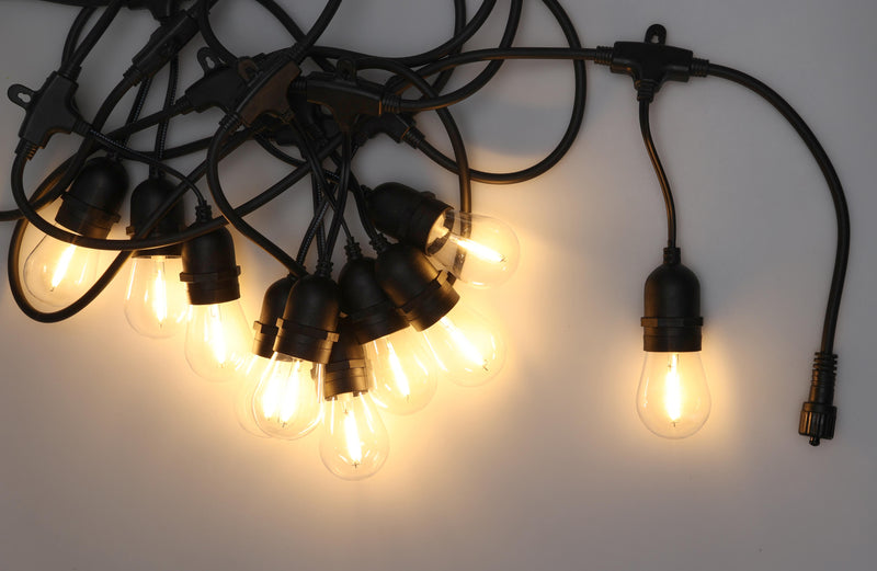 Lyskæde 10 LED pære, varm hvid