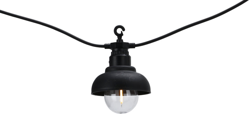 Lyskæde 10 LED pære, varm hvid