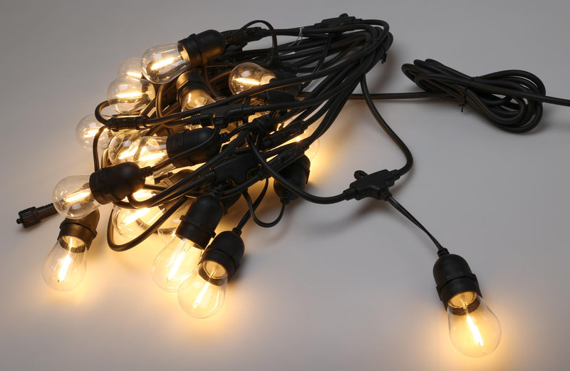 Lyskæde 20 LED pære varm hvid