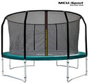 MCU-Sport -  Pro-line Trampolin Ø4,3m inkl. pro inkl. sikkerhedsnet, grøn