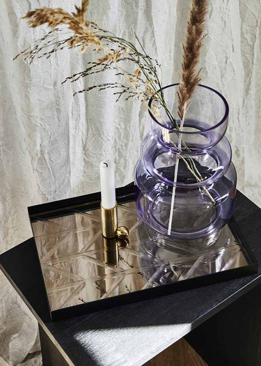 MOUD Home - HERRINGBONE Spejlbakke - Bronze - 20,5×31 cm