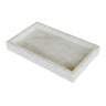 MOUD Home - MARBI marmor bakke - hvid - 15×25 cm