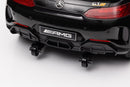 License - Mercedes AMG GTR, sort, m.fjernbetjening, 2x12motor, 12V4,5Ah litium