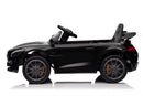 License - Mercedes AMG GTR, sort, m.fjernbetjening, 2x12motor, 12V4,5Ah litium