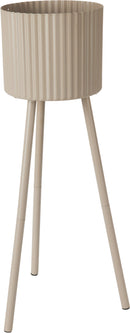 Blomsterpotter – sæt med 2 stk. – taupe