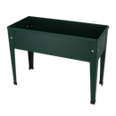 Esschert Design - Hævet blomsterbed metalgrøn, 62x29x45cm