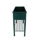 Esschert Design - Hævet blomsterbed, metalgrøn, 100x40x80cm