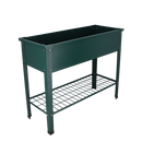 Esschert Design - Hævet blomsterbed, metalgrøn, 100x40x80cm