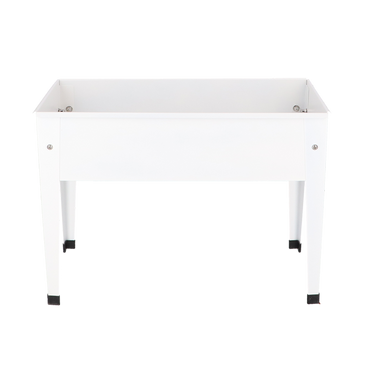 Esschert Design - Hævet blomsterbed hvid, 62x29x45cm