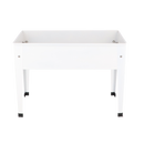 Esschert Design - Hævet blomsterbed hvid, 62x29x45cm