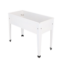 Esschert Design - Hævet blomsterbed hvid, 62x29x45cm