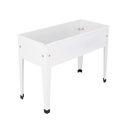 Esschert Design - Hævet blomsterbed hvid, 62x29x45cm