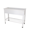 Esschert Design - Hævet blomsterbed hvid, 100x40x80cm