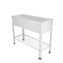Esschert Design - Hævet blomsterbed hvid, 100x40x80cm