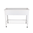 Esschert Design - Hævet blomsterbed hvid, 100x40x80cm