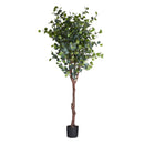 Eucalyptustræ - Kunstig, H:220 cm