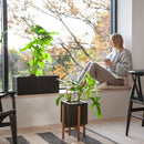 Squarely Copenhagen - GrowWIDE plantekasse 60x22 cm, Mørk Eg