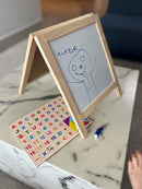 Staffeli børn - 3-i-1 - Magnetisk/Whiteboard og kridttavle