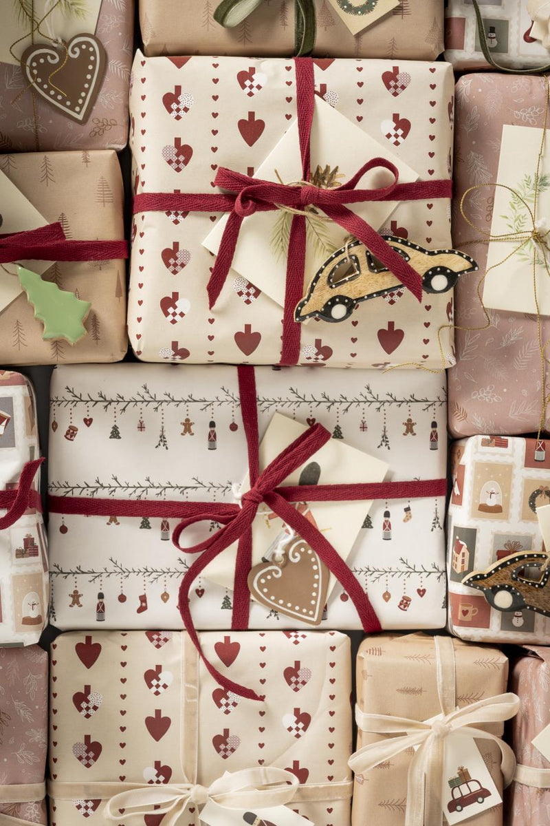 Ib Laursen - Gavepapir My Nostalgic Christmas 5 m/rulle