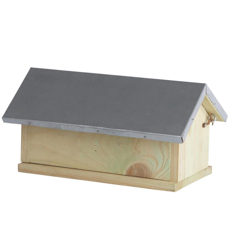 Garden Life - Humlebi Hus – FSC Træ med Zinktag – 29 x 17 x 15,3 cm
