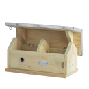 Garden Life - Humlebi Hus – FSC Træ med Zinktag – 29 x 17 x 15,3 cm