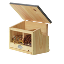 Garden Life - Egern Foderhus Dobbelt – FSC Træ med Zinktag – 25,3x17,5x18,3 cm