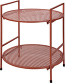 Havebord, rød Ø45cm