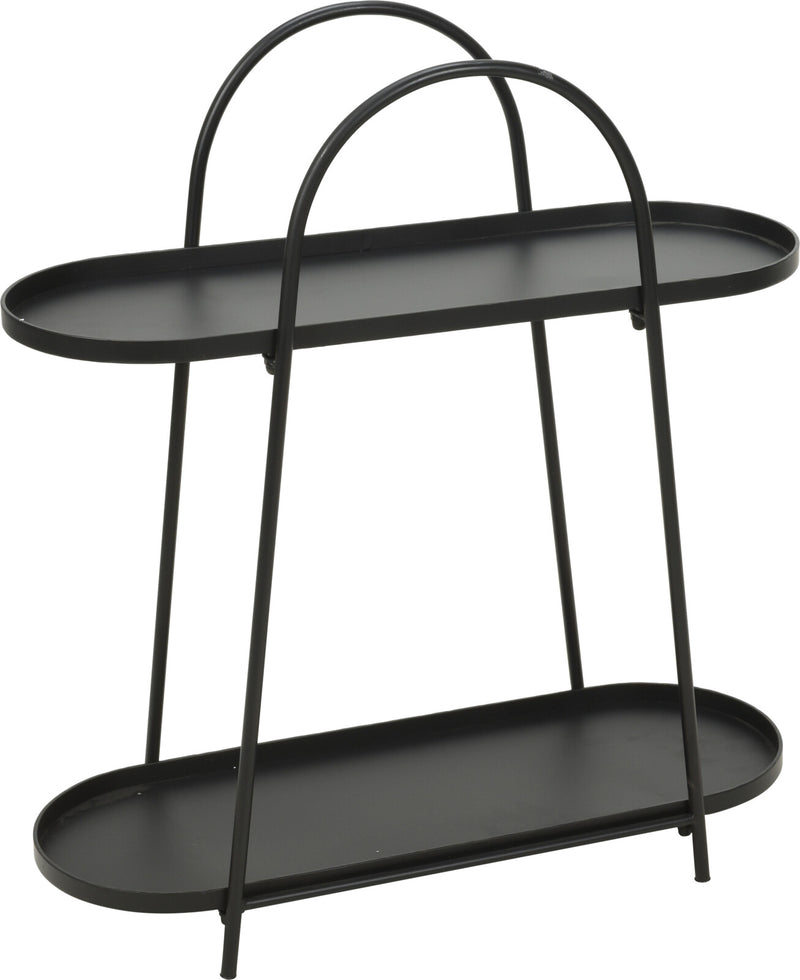 Sidebord, sort, 70x25xh76cm sort