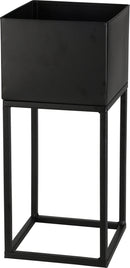 Blomsterstander sort, sæt af 2stk