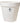Altankasse, Bridge, hvid plast, Ø28 cm