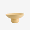 Nordal - VITELLO dekoration skål – gul – Ø30 × H14,5 cm