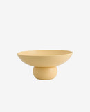 Nordal - VITELLO dekoration skål – gul – Ø30 × H14,5 cm
