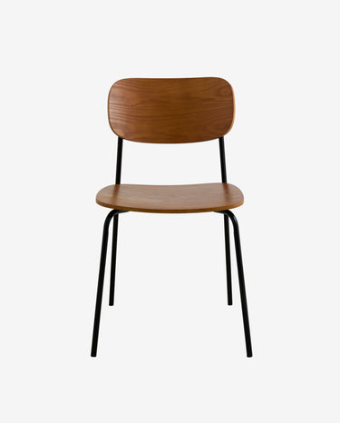 Nordal - ESA spisebordsstol – natur – B43 × D50 × H76,5 cm