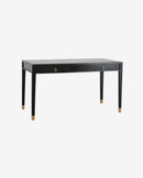 Nordal - EMS skrivebord med 2 skuffer, S – sort – L140 × B70 × H78 cm