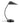 Bloomingville - Nisella Bordlampe, Sort, Jern - L34 × H50 × B24 cm