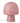 Bloomingville - Paddy Bordlampe, Rosa, Glas - Ø20 × H26,5 cm