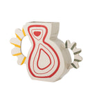 Bloomingville - Samila Vase, Multifarvet, Stentøj - L37 × H26 × B8,5 cm