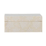 Bloomingville - Cheri Æske m/låg, Natur, Resin - L18 × H7,5 × B13 cm