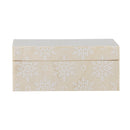 Bloomingville - Cheri Æske m/låg, Natur, Resin - L18 × H7,5 × B13 cm