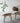 Venture Home - Rile – lænestol med fodskammel – whitewash ben / beige polstring
