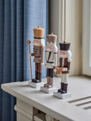 Bloomingville - Darryl Deko, Brun, Polyresin - L6 × H23 × B5/L6 × H25 × B5/L6 × H27 × B5 cm, sæt med 3