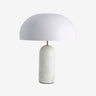 Nordal - ATLAS bordlampe med hvid marmor – Ø40 × H49 cm
